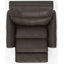 Fauteuil inclinable électrique en cuir fleur Seibert avec appui-tête réglable Seibert-300491378