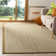 Nonatum Natural Fiber Sisal Pile Striped Rug