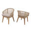 Chaise d'extérieur en corde tissée avec coussins-1459619104