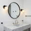 Applique murale 1 lumière Forma - Noir-125545637