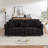 80''chenille fabric sofa with pillow-1126643204