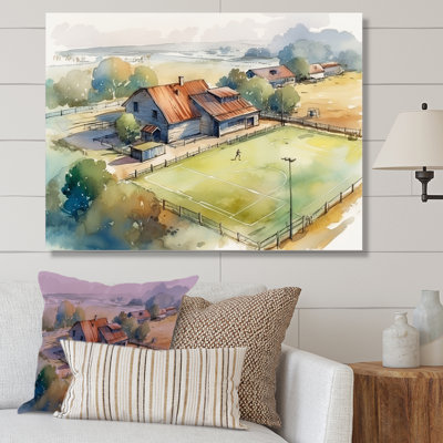 «Robinia Soccer Field Adventures III», reproduction sur toile