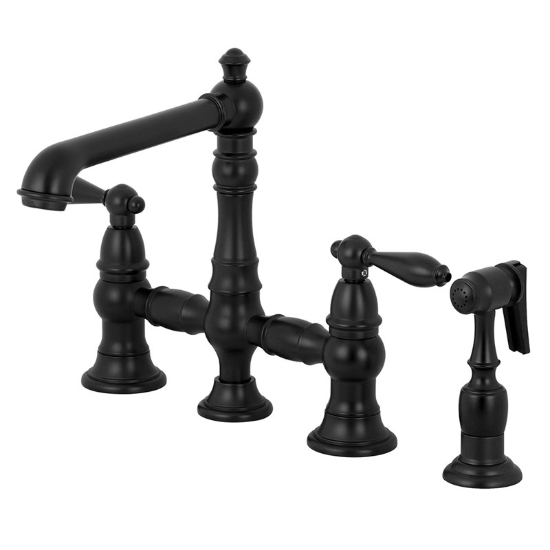 Robinet de cuisine Kingston, Matte Black