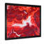 Red and White Marble Ripples - reproduction d'art moderne sur toile-66837841-66837851