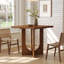 Dining Table with Wood Base