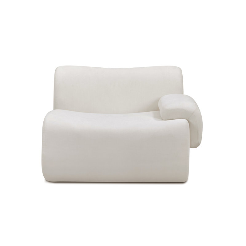 Chaise de coin Zenith Raf, Mélange de polyester gris