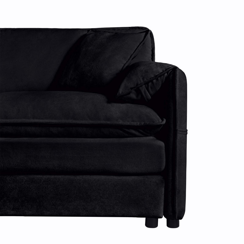 Canapé modulaire surdimensionné confortable et polyvalent avec repose-pieds mobile, rangement pratique et plusieurs options de détente