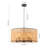 Boho-Style Airy Rattan Drum Single Pendant-1412446594