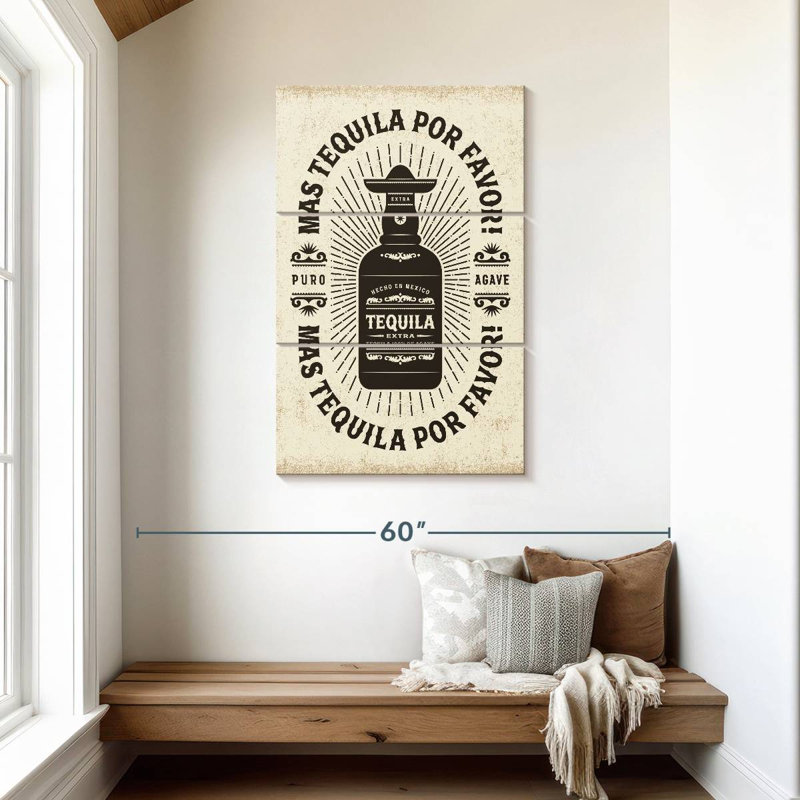 Yarlin Tequila, 45" H x 28" W