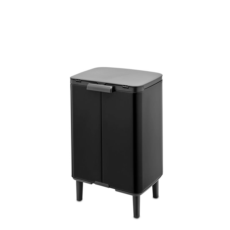 Brabantia 12 Litre Bo Waste Bin Hi, Matt Black