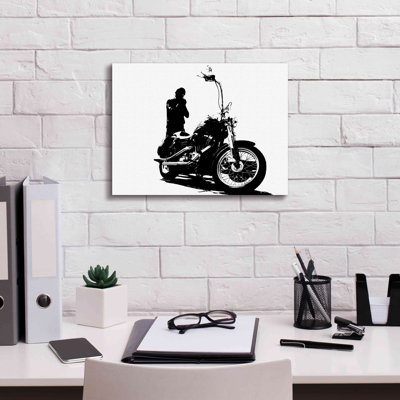 'Rider' by Clive Branson, Canvas Wall Art