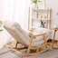 Chaise berçante en bois massif Cloud-167526686