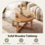 Solid Wood Top Coffee Table-264696249