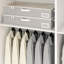 Rangement sous le lit, bacs de rangement sous le lit pour les vêtements, grands bacs d'organisation de placard sous le lit, ensemble de 2 caisses pliantes sous le lit, gris-1027176135
