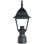Stained Glass Lantern Head Post Lantern