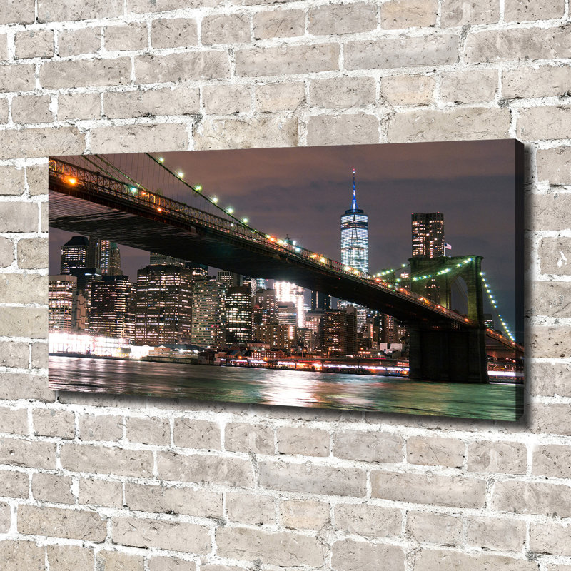 Manhattan New York - Print, Canvas, 70cm H x 140cm W