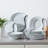 Deno 18-Piece Porcelain Dinnerware Set, Service For 6
