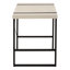Bureau d'ordinateur, bureau personnel, ordinateur portable, L 48 po, travail, stratifié beige, contemporain, moderne
