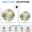 «Bamboo Mountains», horloge murale en verre-1549380295