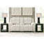 Causeuse inclinable avec console Caswell