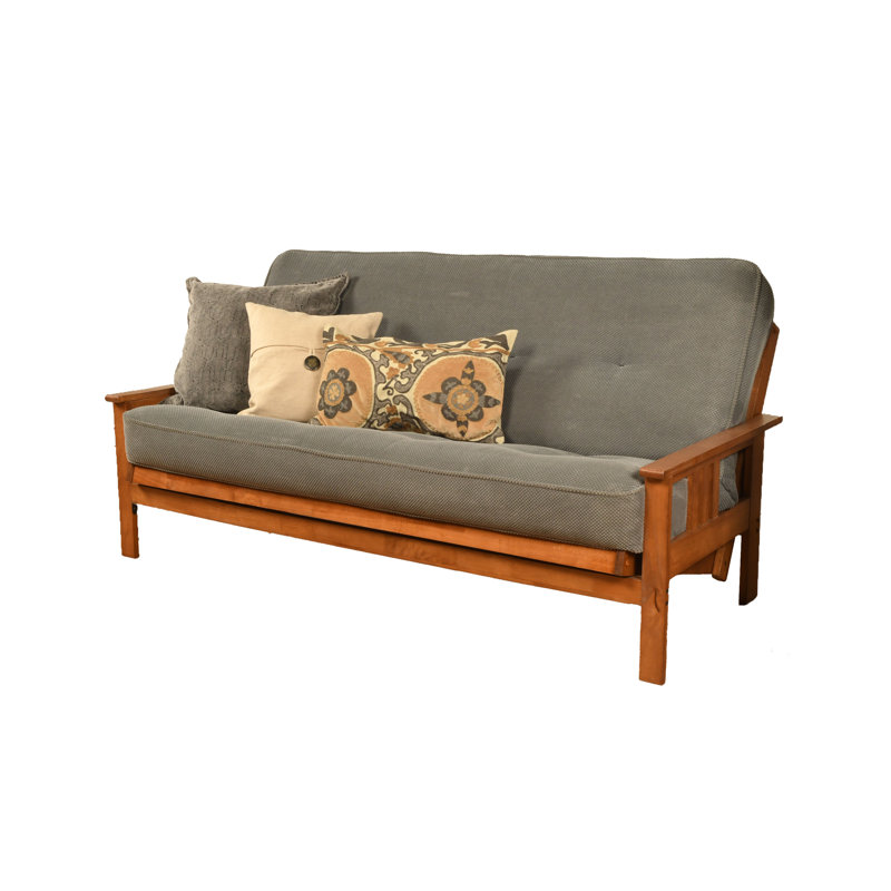 Johnte Full-Size Futon Frame and Full-Size Innerspring Mattress, À ressorts, Tonnerre Marmont, Barbade