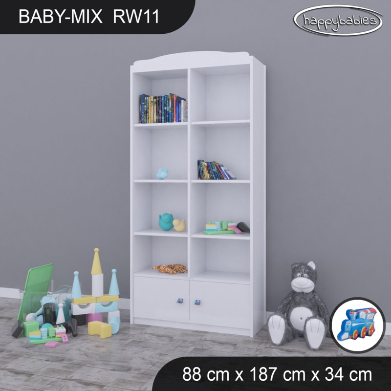 Baby Mix 187cm H X 88cm W Kids Cube, White