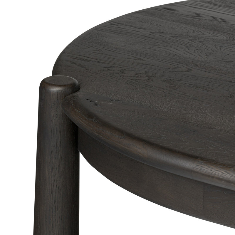 Salvador Dining Table, Smoked Black Oak
