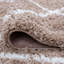 Tapis brun clair / blanc à poils longs Babich-231487851