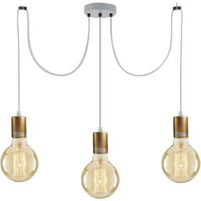 Washta 3 - Light Glittering Gold Pendant