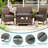 3-Piece Outdoor  Cushion  Covers Set(1 Big Cover+2 Small Covers), Covers Only-112894482