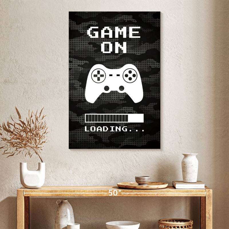 Kema Game On Loading, 39" H x 26" W