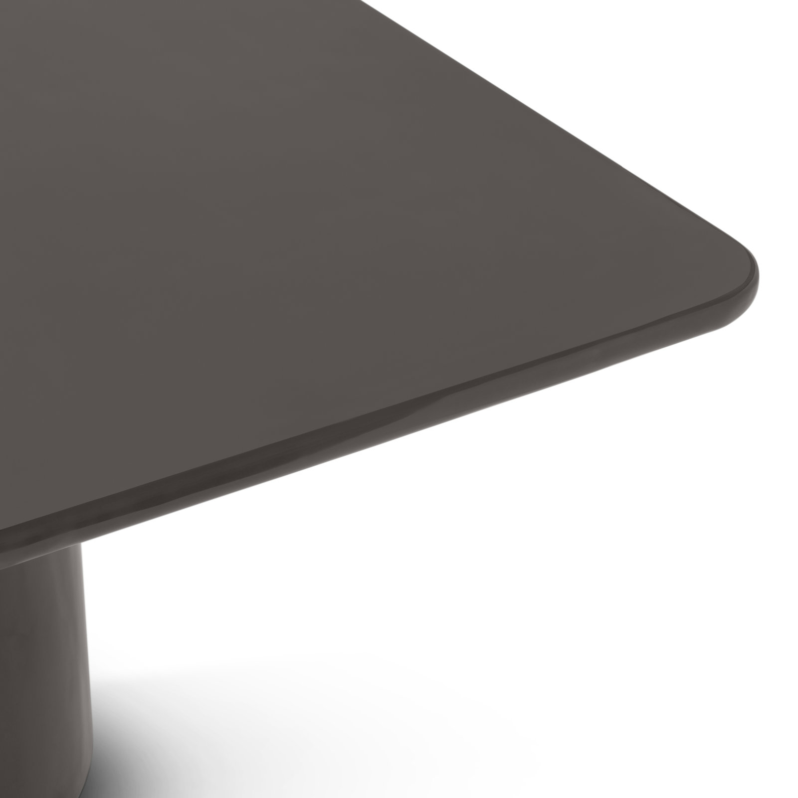 Tommie Coffee Table, Deep Umber Brown, TALL 16.5" H x 23.75" L x 23.75" W