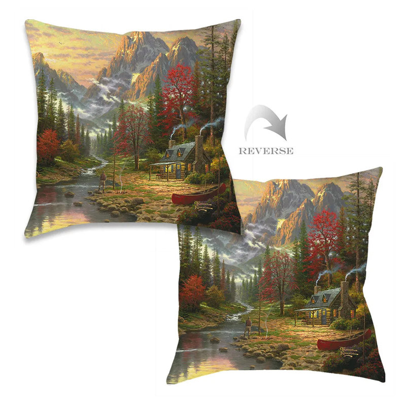 Coussin décoratif Thomas Kinkade The Good Life