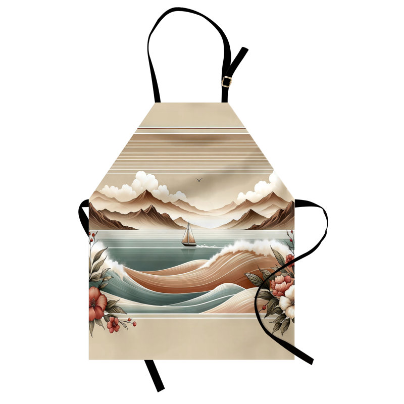No Pattern Bib Apron