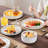 24 Piece Porcelain China Dinnerware Set - Service for 6-1416725229