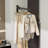 Wall Mount Coat Hanger Holder ，Black 2Pack