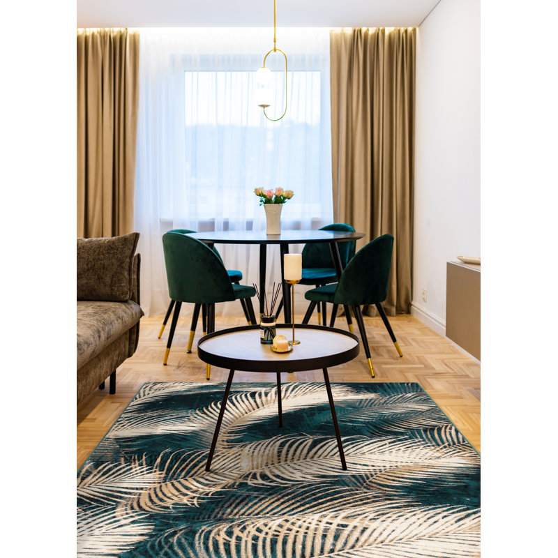 Floral Area Rug, Rectangle 133 x 180cm