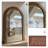 Half-circle Manufactured Wood Full Length Mirror-1436803374