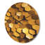 Horloge murale en bois doré-63618516