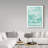 Keishawna 'Mermaid' Textual Art on Wrapped Canvas-25333617