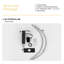 Robinet de salle de bain noir mat 6 "- poignée simple, acier inoxydable 304, monté sur le pont, valve à cartouche, pour une installation facile-125364131
