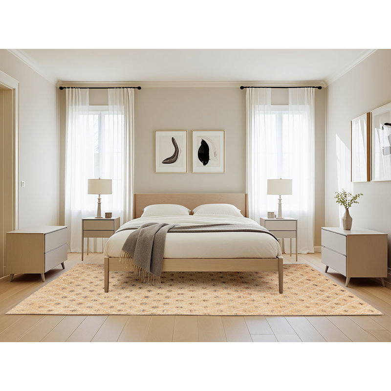 Tapis abstrait moderne 4844, Rectangle de 5 pi x 8 pi