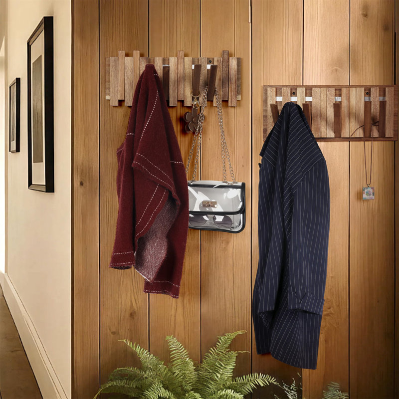 Wall Mounted Coat Rack, Natural