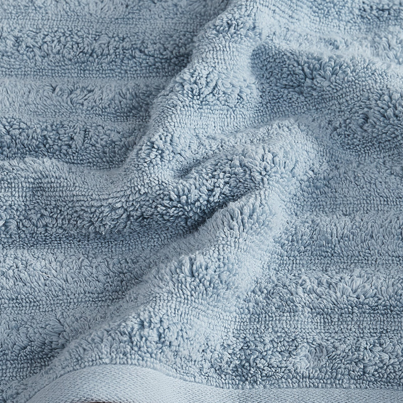 Ensemble de serviettes 6 pièces Sergio Zero Twist, Bleu clair