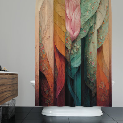 Abstract Shower Curtain