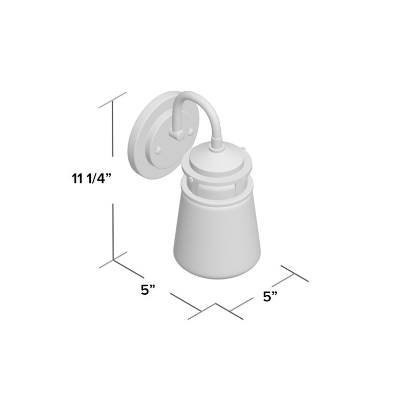 Liska Wall Light, 11.25" H x 5" W x 5" D