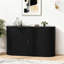 Buffet 55,1 po Luminex avec porte latérale incurvée et 2 tiroirs Luminex-764621547