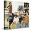 Jamming With Dad by John Falter - Wrapped Canvas Painting-87909215