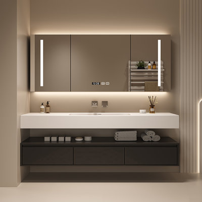 Fashionable French-style bathroom cabinet