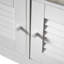 Banc de rangement pour chaussures avec 2 portes